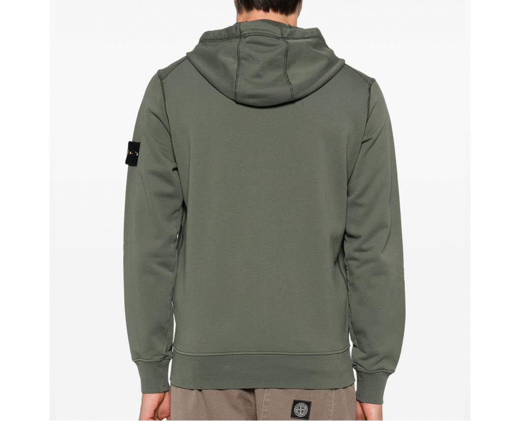 Stone Island Logo Patch Zip-Up Hoodie - 7tonn: брендовий одяг та